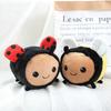 Kawaii Bee Ladybug Plush Toy Soft Stuffed Insect Honeybee Ladybird Doll Toys Kids Birthday Christmas Gift for Child