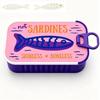 Sardine Tin Jewelry Box 3D Printed Necklace Earring Storage Box Easy Open Lids For Crafts & Packaging Storage