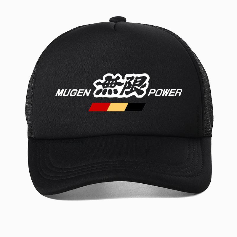 New MUGEN POWER JAZZ Tuning Racinger Car Logo Unisexs Baseball Cap Summer Cool Adjustable Outdoor Breathable Sports Hat