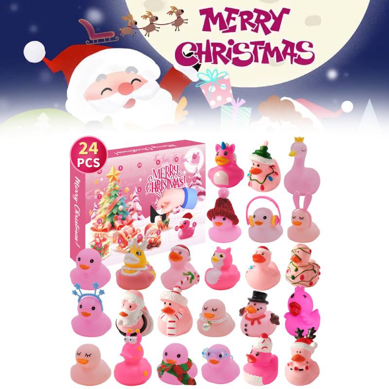 Adorable Pink Duck Countdown Blind Box Toy For Interactive Emotional Development