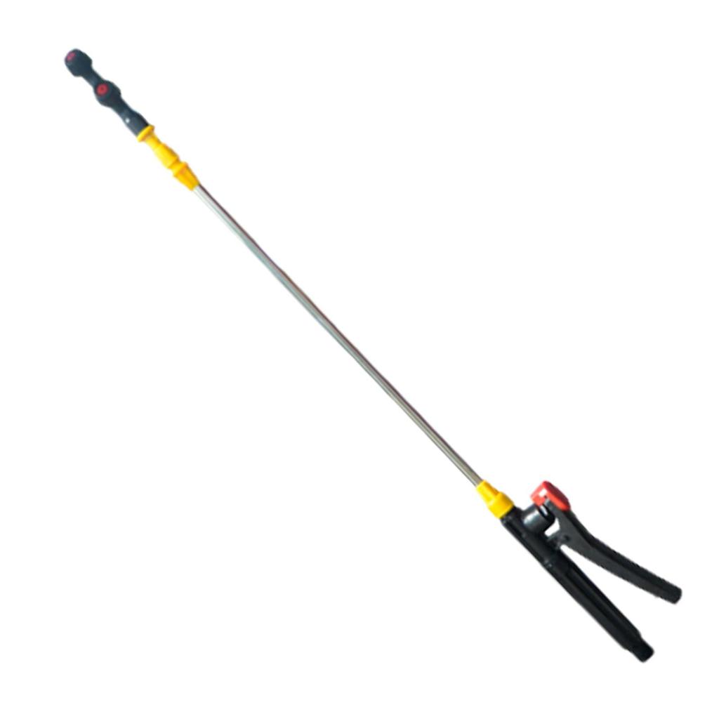 Retractable Spraying Rod Stainless Steel Adjustable Garden Sprayer Wand Watering Tool for Outdoor Plants Cleaning