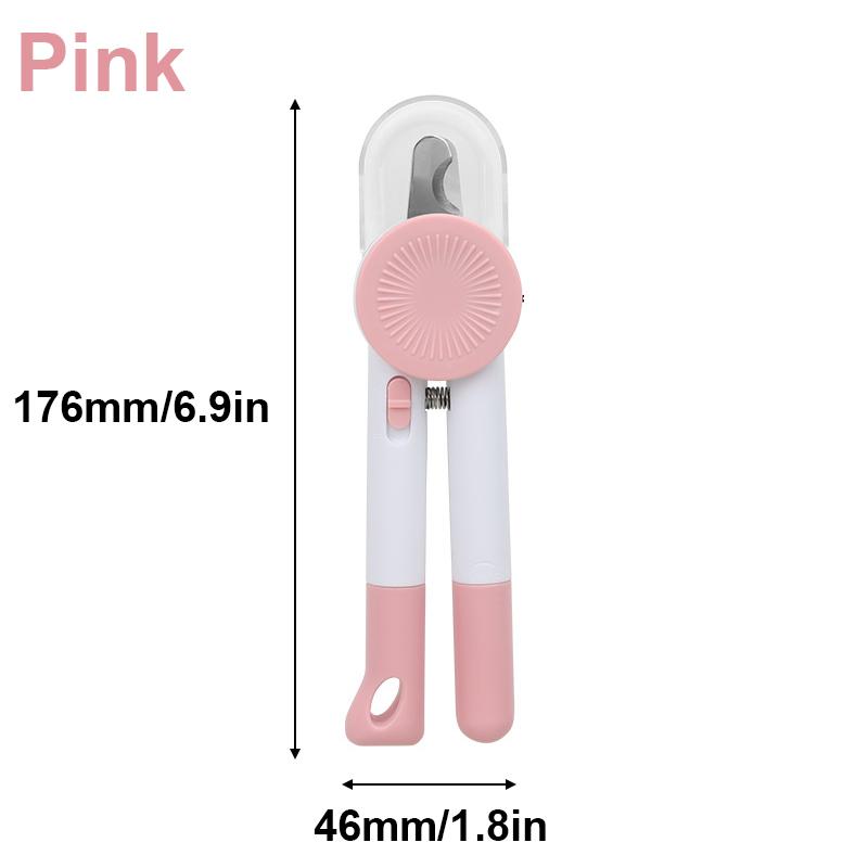 LED-Lit Pet Nail Clippers with Safety Guard Pet Claw Grooming Scissors for Dogs Cats Small Animals Paw Nail Trimmer Pet Supply