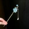 Lily Flower High-End Updo Hairpin: Ancient Chinese Style Xiuhe Headdress Accessory