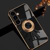 For Samsung Galaxy A25 5G (Global) (161.0 X 76.5 X 8.3mm) Case Military Grade Ring Kickstand PC+TPU