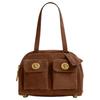 Turnlock Twin 20 Handbag Women Handbags Warm-Brown CDZ79-B4WBR