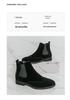 Men's Frosted Leather Martin & Chelsea Boots - High-Top, Plus Size, Autumn/Winter 2025 Fashion