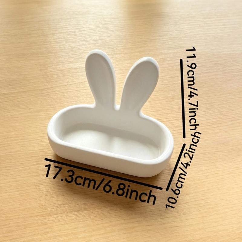 Kawaii Hase Brillenhalter Hase Brillenablage Schreibtischorganizer Brillenständer Kosmetikaufbewahrung Make-up-Koffer Geschenk