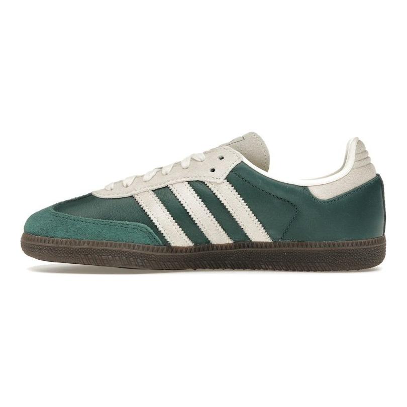 adidas Samba OG Kolegiálna Zelená Krémová Unisex Tenisky Krémovo-Biele Guma JI3215
