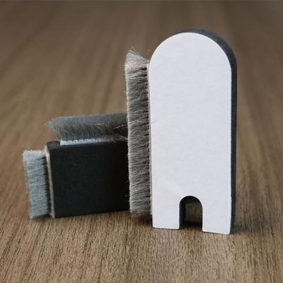 Push-pull EVA+PP Sealing Strip Self-adhesive Windproof Window Buffer Block Up and Down Track Sealing Brush Strip Window Hardware