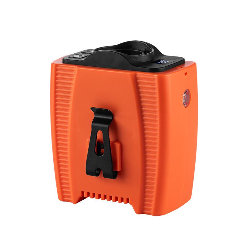 

Portable USB Waist Clip Fan for Outdoor and Construction Cooling 9.5 x 7.2 x 10.1 cm помаранчевий