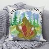 Decorative Cushion Covers Camping Bus Printed Pillow  Home Sofa Throw
