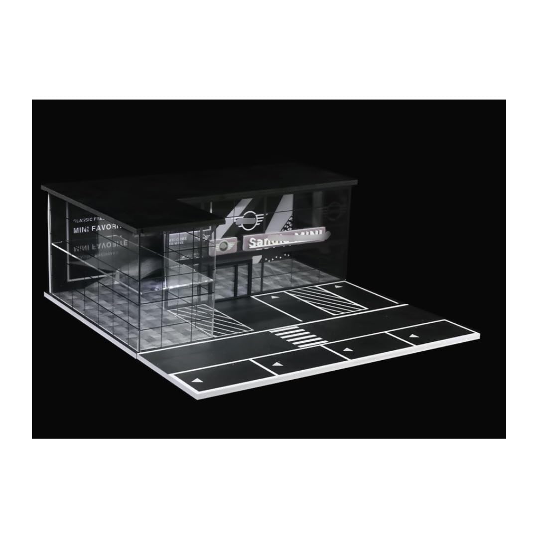 

Showroom MO936005A Moreart Model Pit Garage Diorama Diecast Car 1/64 [Used]