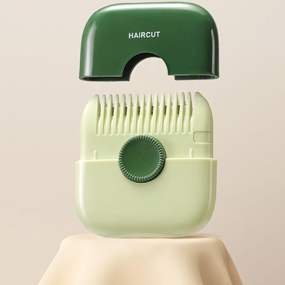 2 in 1 Haarschneidemaschine, Friseurkamm, Pony-Haarschneider, Entferner, Home-Mini-Make-up-Tools für dünner werdendes Schönheits-Haarschnittzubehör