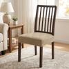 Leaf Pattern Chair Seat Cover Waterproof Solid Colors Anti-dirty Chair Slipcover Removable Anti-slip Elastic Seat Protectors