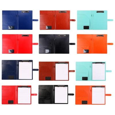 Multifuntional Clipboard with Integrated Storage for Pen and Cards Suitable for Meetings and Daily Office Tasks