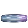 Gradient Blue-Purple Quartzite Jade Wide Bangle - Spring Color Thin Round Bracelet for Ladies Gift