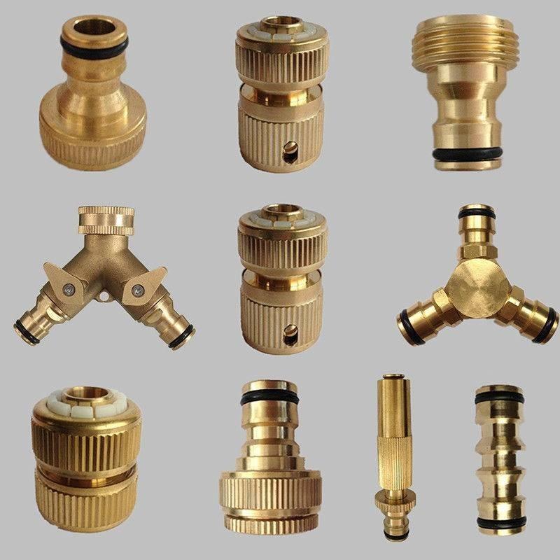 Premium Brass Water Flow Connector For Agricultural Use And Garden Hose Nozzles