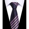 Elegant European & American Men's 8CM Hand-tied Silk Polyester Tie - Casual Business Style