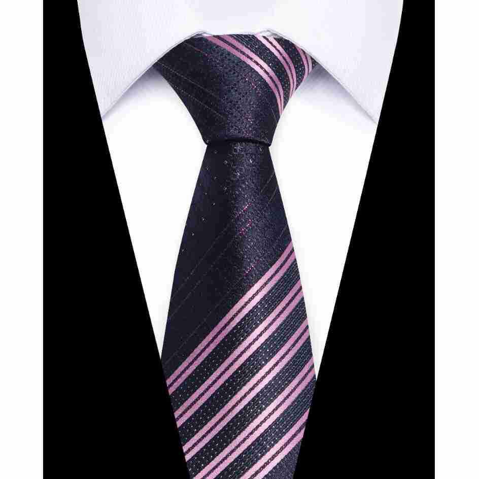 Elegant European & American Men's 8CM Hand-tied Silk Polyester Tie - Casual Business Style