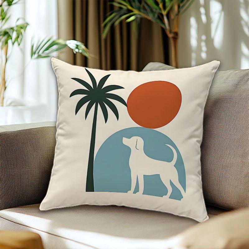 Minimalist Boho Pillow Covers, Mid-Century Modern Figure Plant Art Decorative Throw Pillow Cases, Neutral Home Decor No Insert