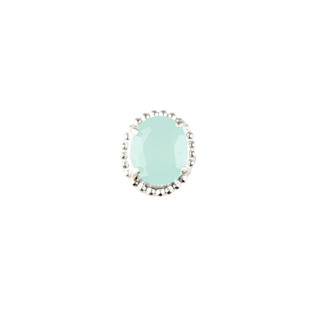 Aqua Chalcedony Gemstone 925 Sterling Silver Jewelry Handmade Ring  For Women RR-28-17