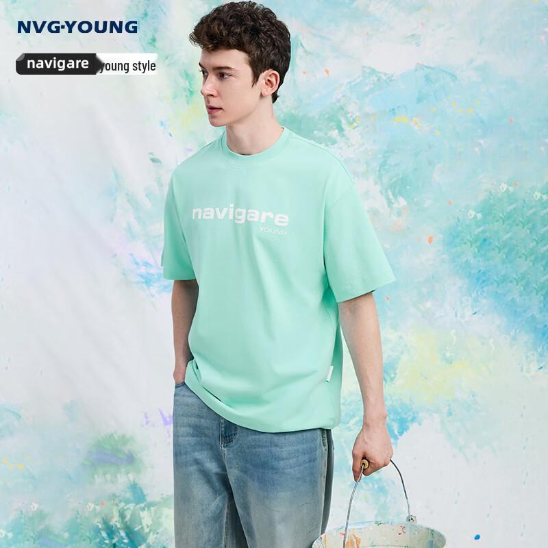 Navigare Men's Summer Relaxed Fit Short Sleeve T-Shirt