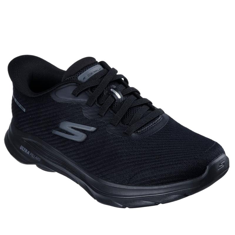 Skechers Slip-Ins Go Walk 8 - Scarpe da passeggio versatili a taglio basso tinta unita da uomo sneaker 216783-BBK