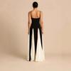 European and American style women's clothing new fashion temperament elegant female autumn sexy royal sister slim contrast color suspender dress