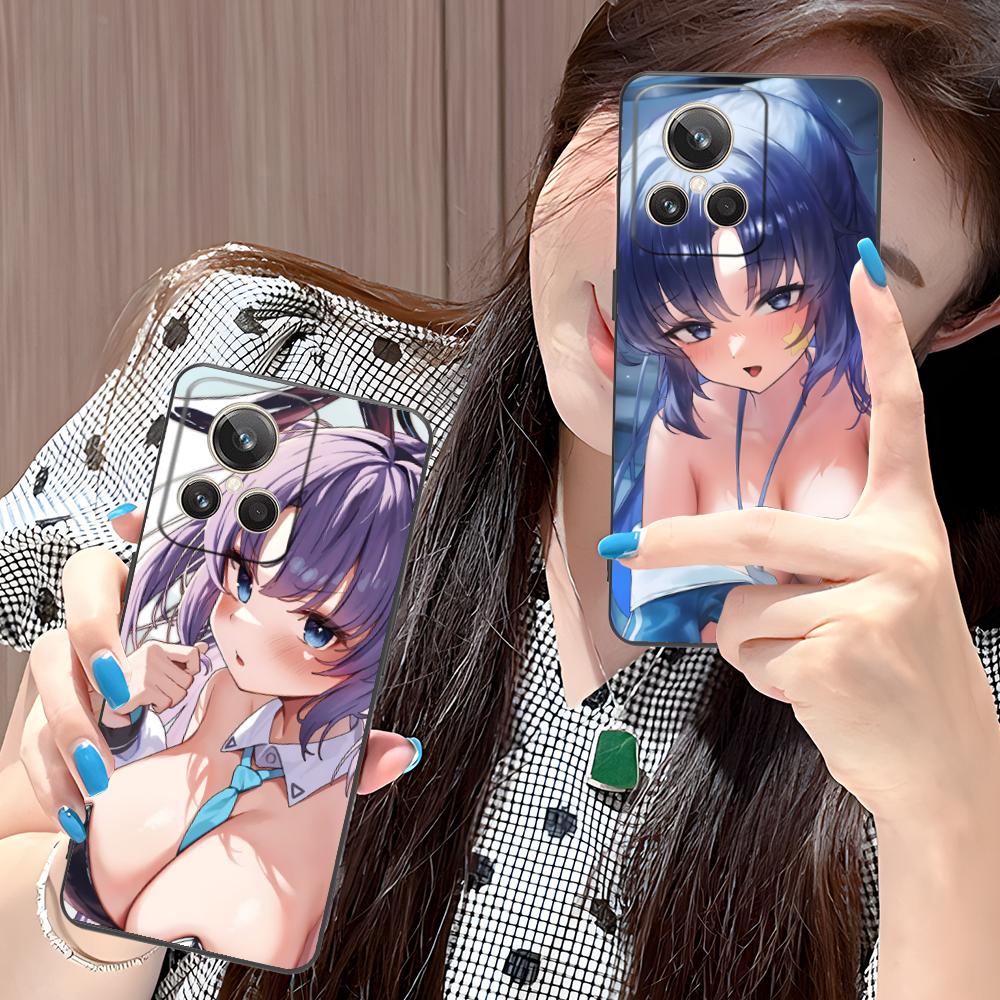 Blue Archive Yuuka Matte TPU Mobile Phone Case for Realme 15 14 13 12 11 10 9 Pro Plus T i Lite 5G Colorful Printing Cover