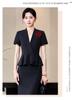 Premium Women's Summer Short-Sleeve Suit Set - Elegant Skirt Suit for Professional and Stylish Workwear