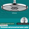 10inch High Pressure Shower Head Big Panel Rainfall Shower Head Water Saving Top Rain Shower Faucet Home Bathroom Accessories