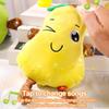 23cm Interactive Musical Fruit Plush Toys Cute Fruit Shapes With Pleasant Music Soft Stuffed Animal Toy Unique Creative Gift