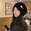 Women's Autumn/Winter Solid Color Slouchy Beanie - Versatile, Face-Covering, Casual Cold Weather Hat, Ideal for Postpartum.