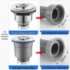 DU AO Kitchen Double Sink Drain Pipe Hose