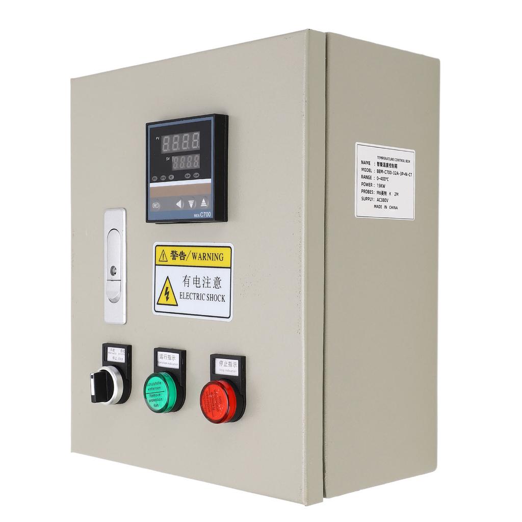 BERM PID Temperature Controller 3 Phase 15KW Intelligent Thermostatic Control Box for Heating