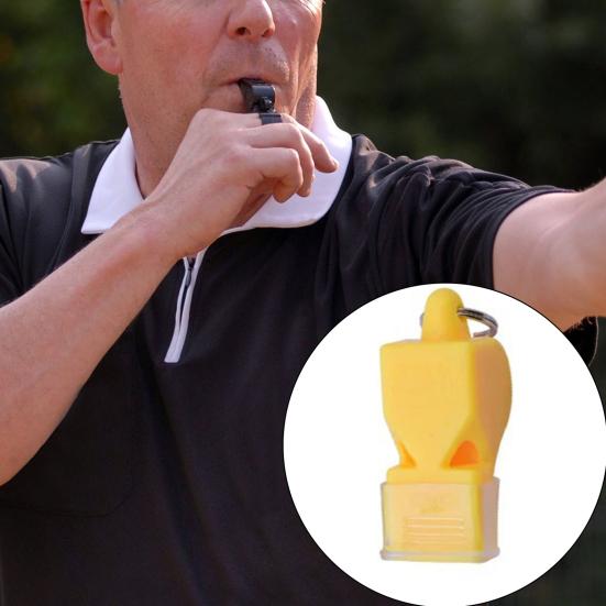 Referee Whistle with Lanyard Keyring 115dB Loud Sound Portable Professional Outdoor Training Survival Soccer Basketball Sports Whistle