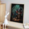 Disney Diamond Painting Dark Gothic Mad Hatter  Alice in Wonderland  Illustration Mosaic Craft Hobby DIY Gift Home Decoration Embroidery