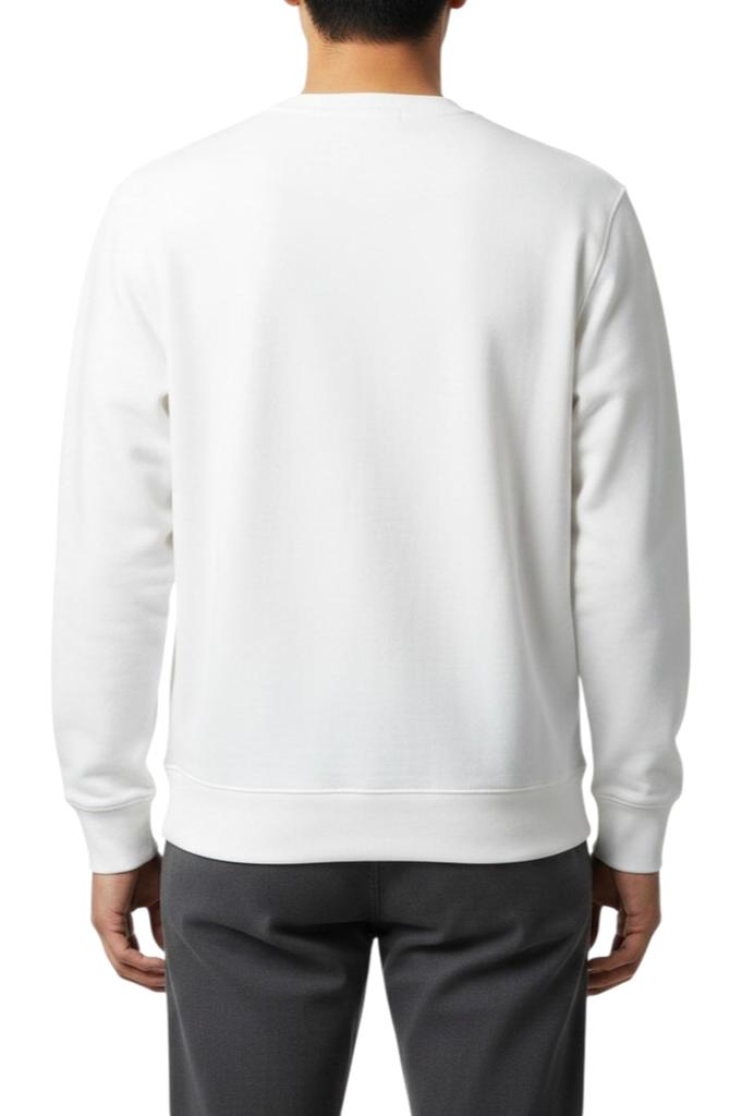 Golf Crew Neck Knit Brand 4 [New Balance] (Stretchable, Logo) / Men's / 012-6270001 030_WHITE [M]