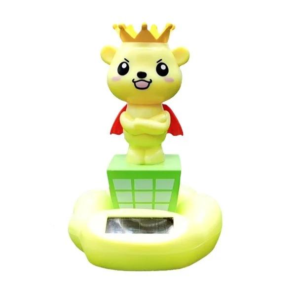 Hot Solar Energy Car Interior Ornaments Animal Doll Figurine Sway Model Automotive Dashboard Decorate Children's Gifts Toy New