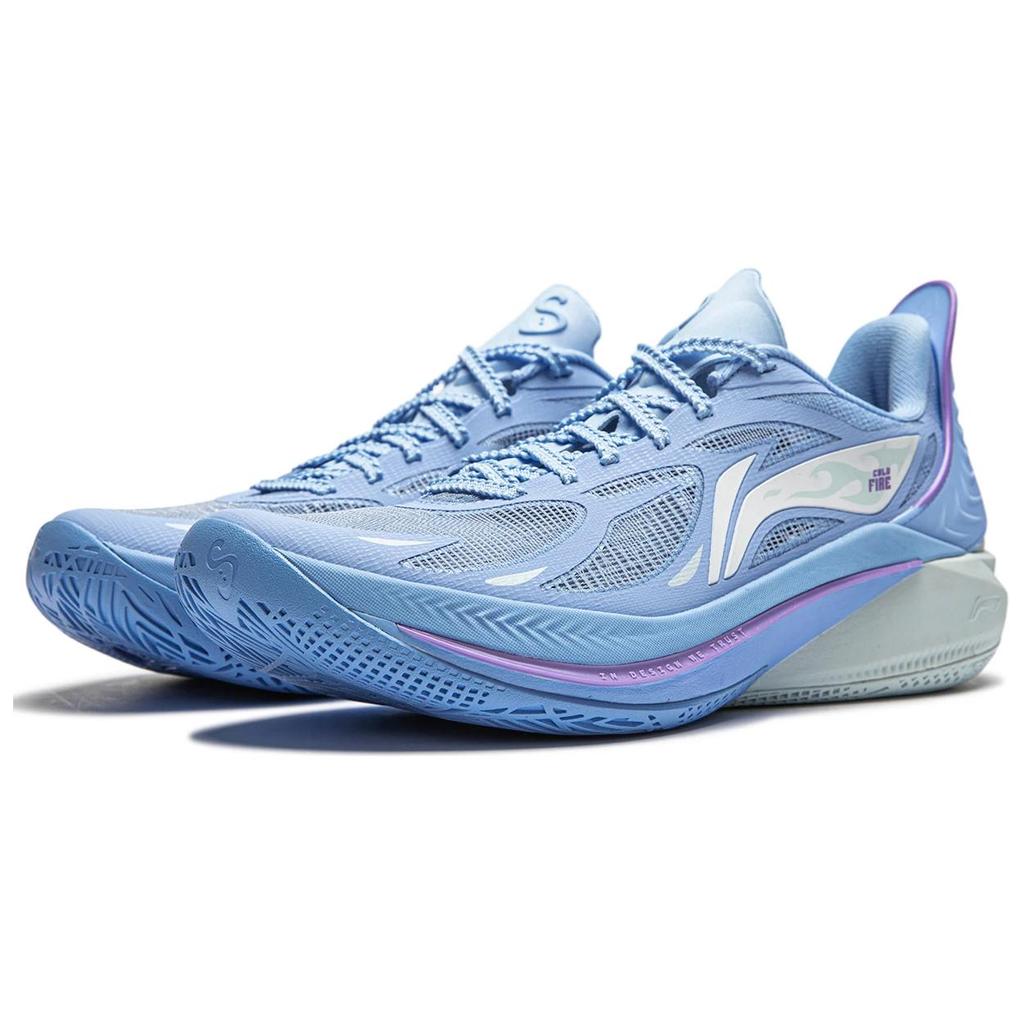 Li Ning Sonic 12 Lightweight Rebound Stability Support Shock Absorption Wear-Resistant Breathable Non-Slip Low-Top Basketball Shoes ABAU019-3