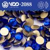 VDD SS16-SS30 High Quality  2088 Rhinestones Crystal Flatback 8 Big 8 Small 16cut Stones for DIY Crafts Nail Art Decoration