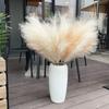 90/120CM 1Pcs Fluffy Pampas Grass Bouquet for Wedding Home Party Vase Decoration Boho Fake Plant Reed Flowers Arrangement