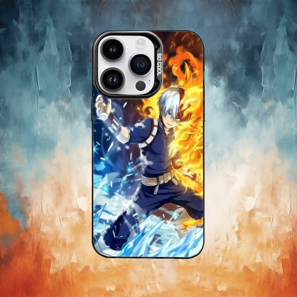 

B-Boku no H-heros Phone Case For iPhone17,16,15,14,13,12,11 Plus,Pro Max Black Candy Matte Shockproof Cover iPhone16se4
