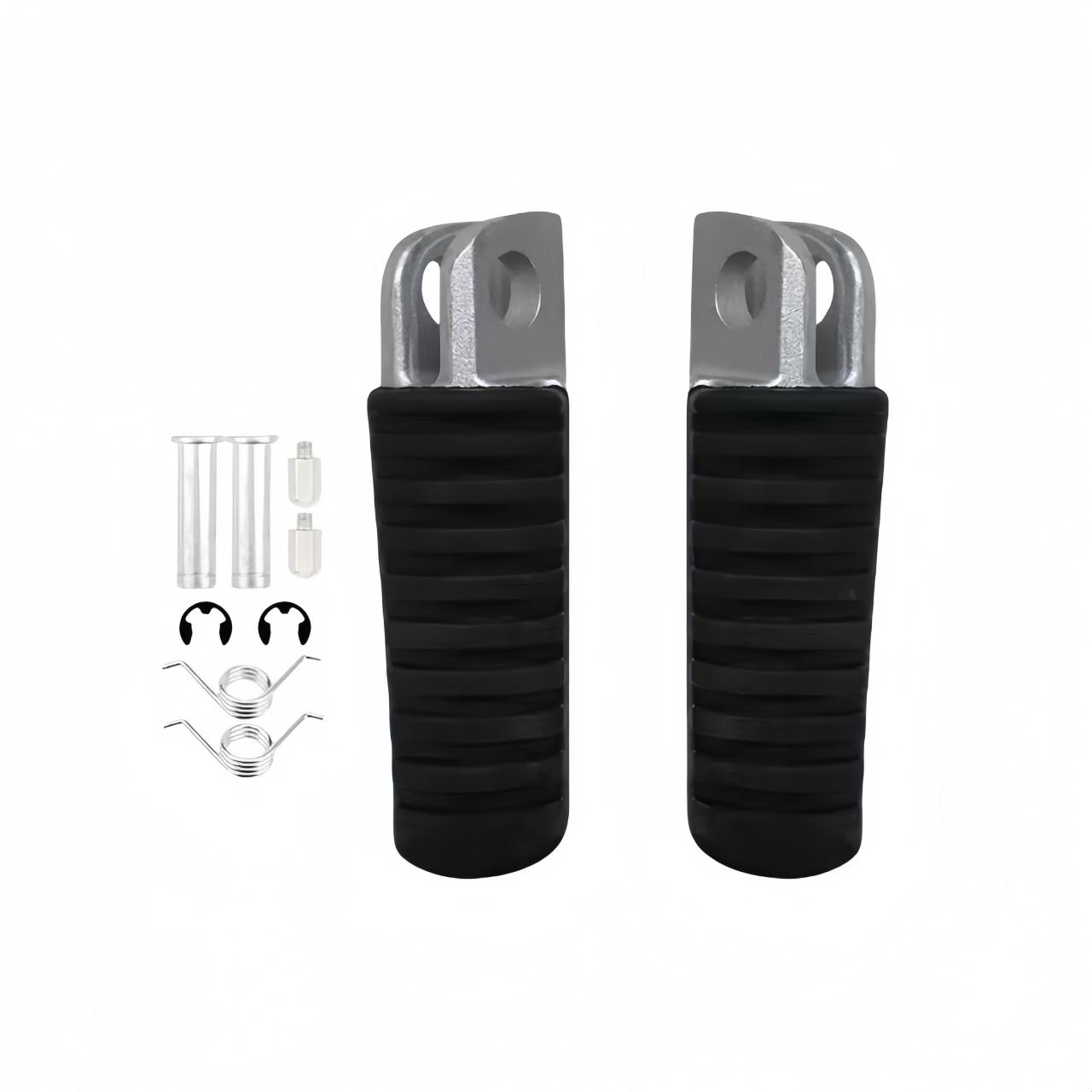 Aluminum Front & Rear Footpeg Bracket Assembly Fit for Kawasaki Z650 / Ninja650 2017-2023 Front Footpeg