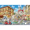 EPOCH 1000-Piece Peanuts Snoopy In Rome Puzzle 50x75cm with Glue and Spatula