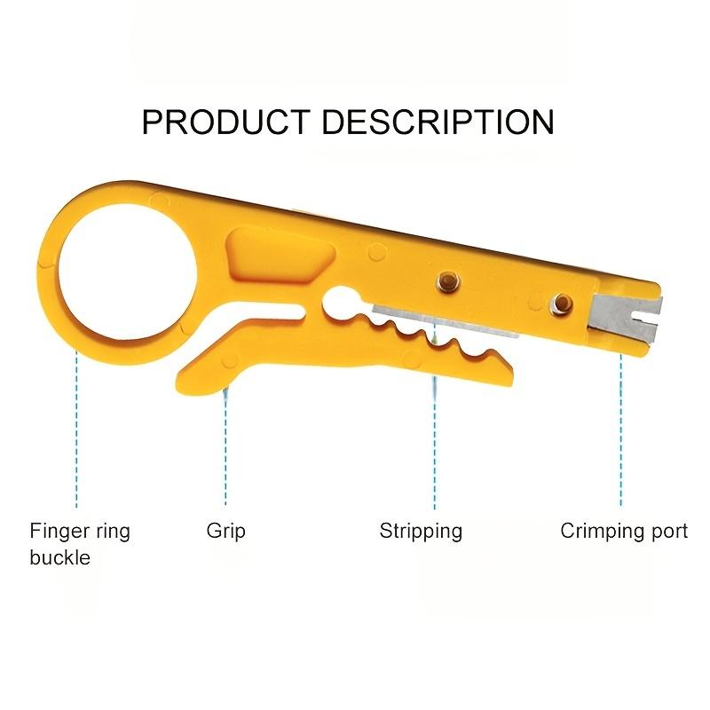 1PC Wire Stripper Knife Crimper Pliers Crimping Tool Cable Stripping Wire Cutter Multi Tools Cut Line Multifunctional Hand Tools