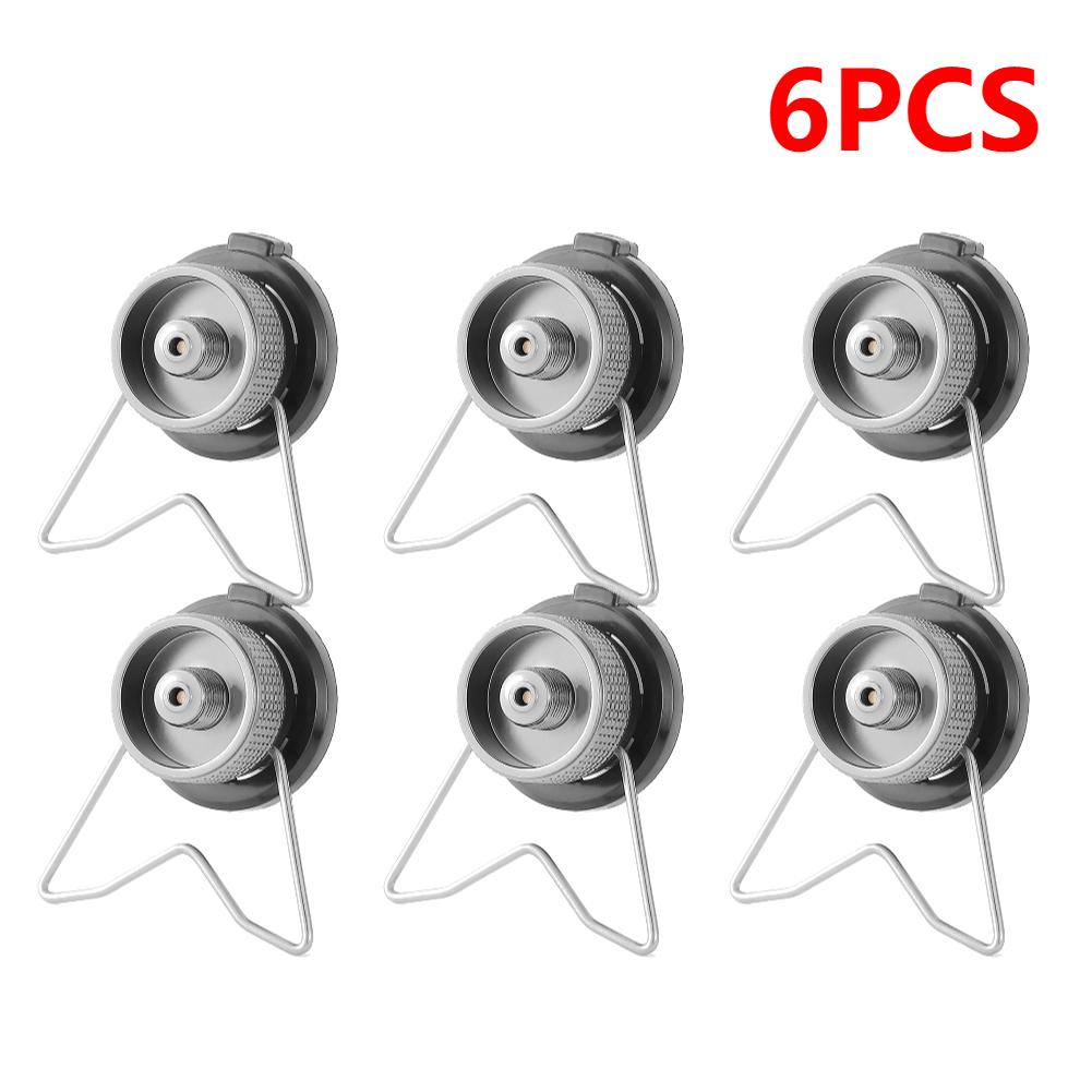 

Адаптер для бутану з кронштейном Роз’єм конвертера для кемпінгу. Гвинтовий клапан. Вихідна насадка. Адаптер для пляшки. Головка для переходу на бензобак.