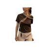 New FILA T Shirts Women's Chestnut A51M437101F-DR