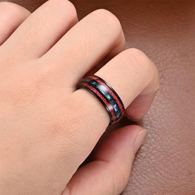 1Pc Stylish and Simple Titanium Steel Ring Is The First Choice for Daily Wear and Gift Giving