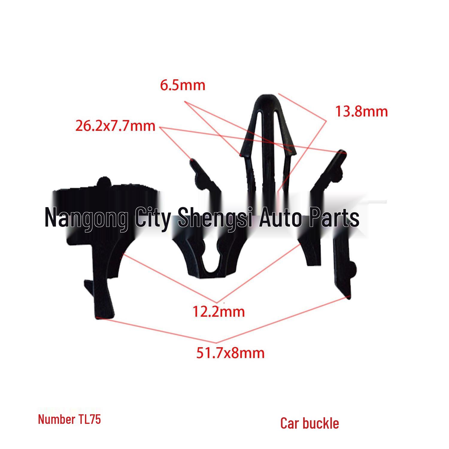 

Клипса панели отделки опорной стойки переднего капота 10000